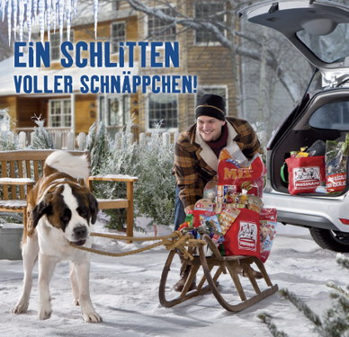 Navy wurde fr Werbezwecke zu Weihnachten fr die Firma Fressnapf Tiernahrungs GmbH fotografiert.